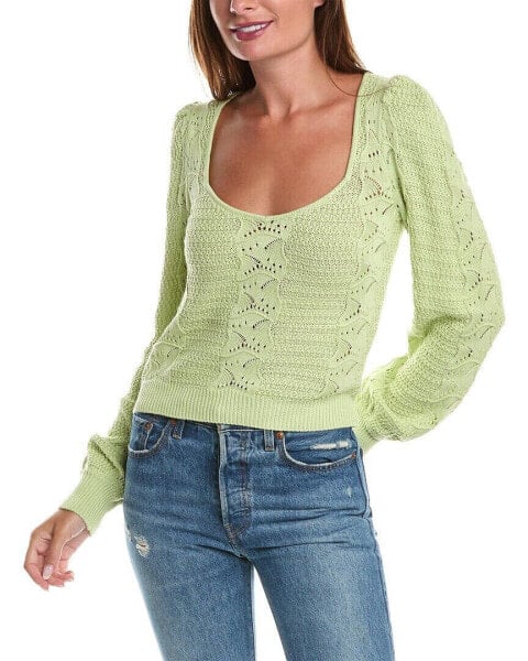 Saltwater Luxe Pointelle Sweater Women's