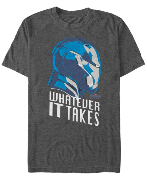 Marvel Men's Avengers Endgame Iron Man Whatever It Takes, Short Sleeve T-shirt