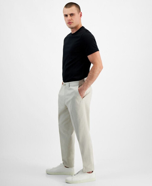 Men's Slim-Fit Linen Pants