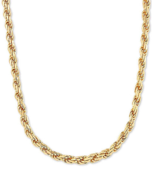 Macy's rope Link 22" Chain Necklace in Sterling Silver