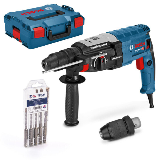 Bosch Bohr-Meißelhammer GBH 2-28 F + GOTOOLS SDS-plus Hammerbohrer-Satz 5-teilig