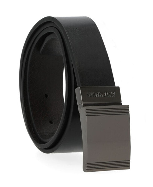 35mm Cut Edge Plaque Buckle Belt