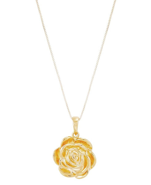 Macy's rose 18" Pendant Necklace in 14k Gold