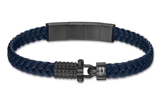 Leather bracelet for men Wrath PEAGB0036602