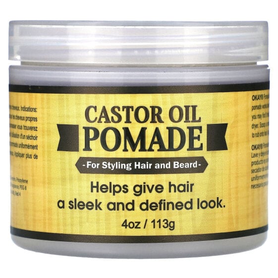 Воск для волос OKAY Pure Naturals Castor Oil, 113 г