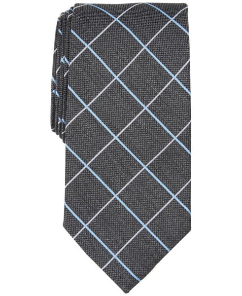 Men's Preston Grid Tie, Created for Macy's
