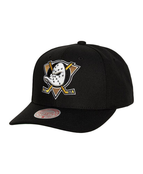 Men's Black Anaheim Ducks Team Ground Pro Adjustable Hat