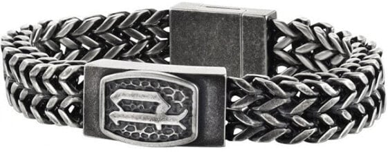 Braided cord steel bracelet P-Link PJ25693BSE / 01