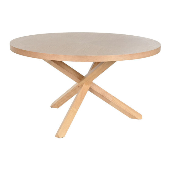 Обеденный стол Home ESPRIT Натуральный Деревянный Резиновый 137 x 137 x 75 cm