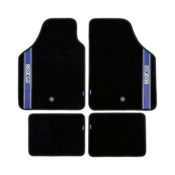 Комплект автомобильных ковриков Sparco Strada 2012 B Универсальный Черный/Синий (4 pcs)