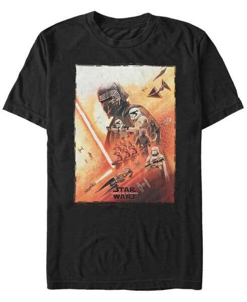 Star Wars Men's Rise of Skywalker Kylo Ren Poster T-shirt