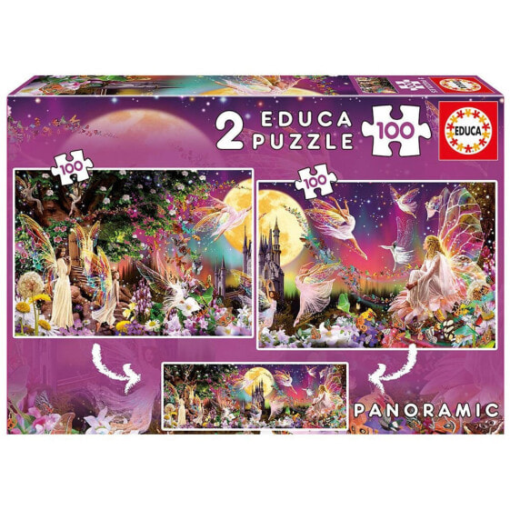EDUCA BORRAS Fairy Triptych 2X100 Puzzles