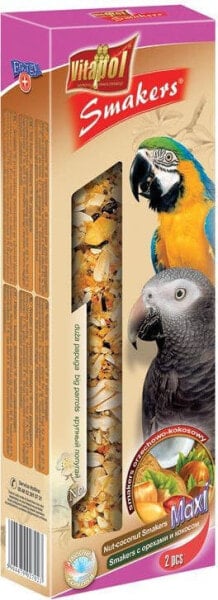 Зерно-кокосовый лакомство для крупных попугаев Vitapol SMAKERS