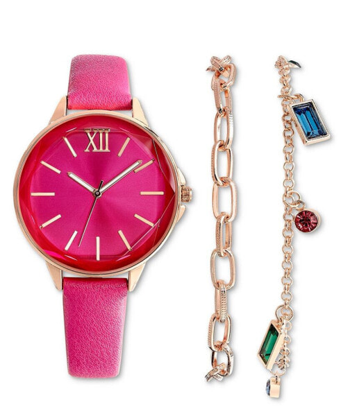 Часы INC International Concepts Women's Pink Strap Watch 36mm