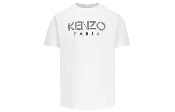 KENZO logo印花短袖T恤 男款 白色 / Футболка KENZO logoT 5TS092-4SG-01