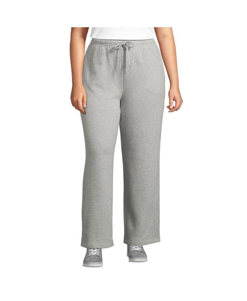 Plus Size Serious Sweats High Rise Relaxed Straight Leg Pants