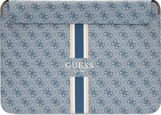 Etui Guess Guess Sleeve GUCS16P4RPSB 16" niebieski/ blue 4G Printed Stripes