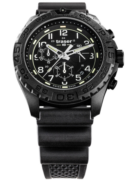 Часы Traser H3 Evolution Black Chronograph