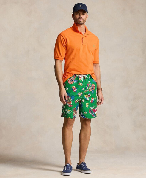 Men's Big & Tall Printed Swim Trunks