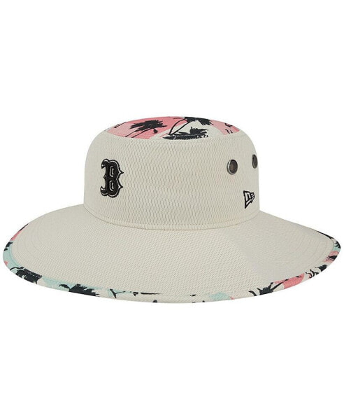 Men's Natural Boston Red Sox Retro Beachin' Bucket Hat