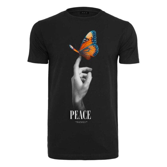 MISTER TEE Peace Butterfly short sleeve T-shirt