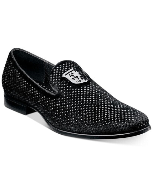 Men's Swagger Studded Ornament Slip-on Loafer