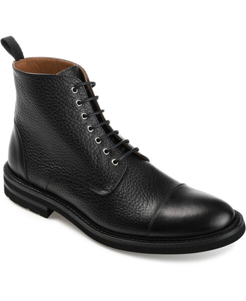 Men's Rome Full-grain Leather Cap Toe Dress Boots