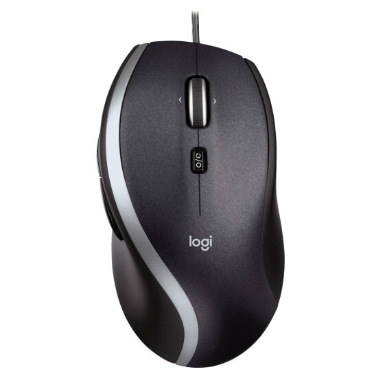 Logitech LGT-M500, Right-hand, Laser, USB Type-A, 1000 DPI, Black
