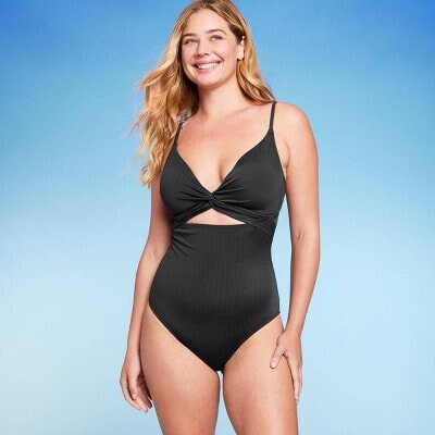Women's Plunge Cut Out One Piece Swimsuit - Shade & Shore