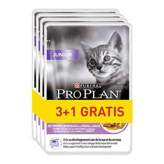 PURINA NESTLE Pro Plan Junior Turkey 4x85g Wet Cat Food