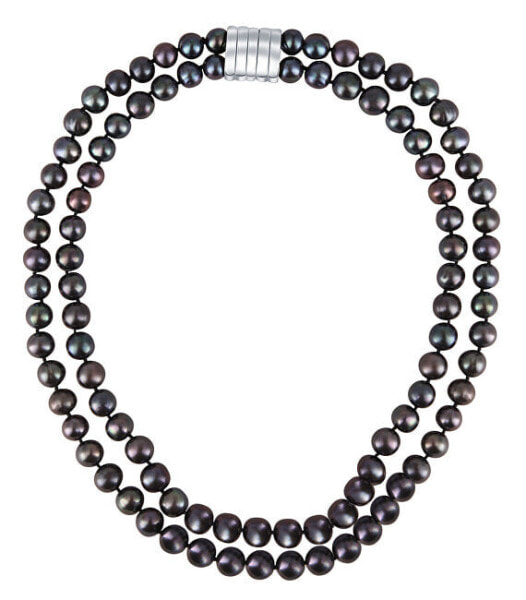 Колье JwL Luxury Pearls Black Pearl Glow