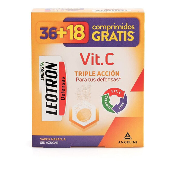 LEOTRON Vitamin C Effervescent With Zinc and Selenium Food Sumplement 54 Tablets