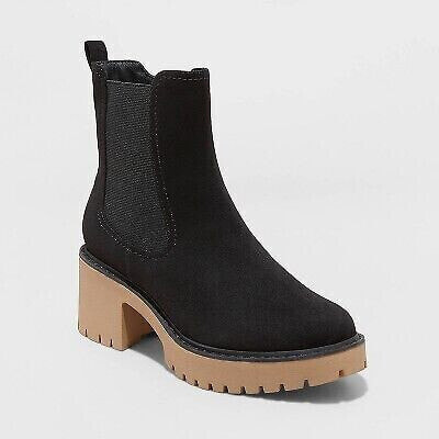 Women's Crispin Chelsea Boots - Universal Thread Black 8