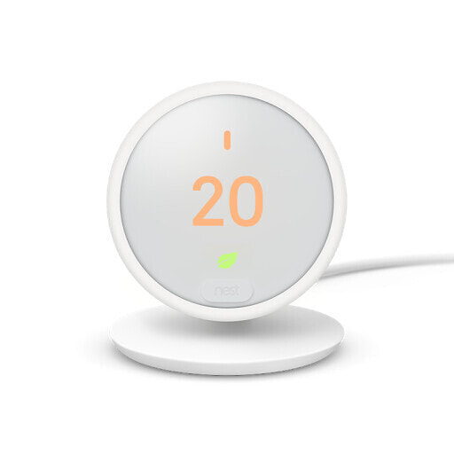 Google Nest Thermostat E - WLAN - White - REACH - LCD - 45 x 45 mm - 320 x 320 pixels
