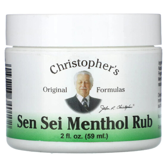 Крем ментоловый Christopher's Original Formulas Sen Sei Menthol Rub 59 мл