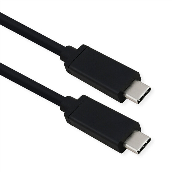 ROTRONIC-SECOMP USB4 Gen 3 Kabel mit Power Delivery 20V5A Emark C-C ST/ST 40 Gbit/s schwarz 0 - Cable - Digital