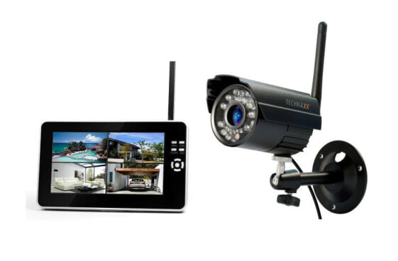 Easy Security Camera Set TX-28 - Wired & Wireless - Bullet - Outdoor - CMOS - 25.4 / 4 mm (1 / 4") - 640 x 480 pixels