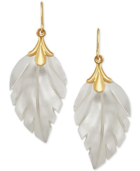 Leaf Earrings in 10k Gold