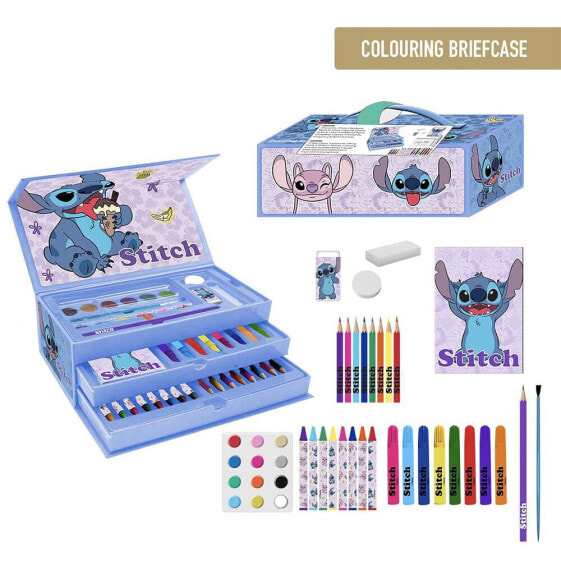 CERDA GROUP Stitch Coloreable Stationery Set Case