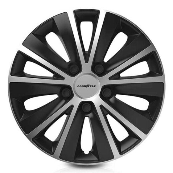 Колпаки Goodyear Monaco черно-серебристые 16" (4 шт)