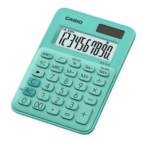 Калькулятор на солнечных батареях Casio Зеленый