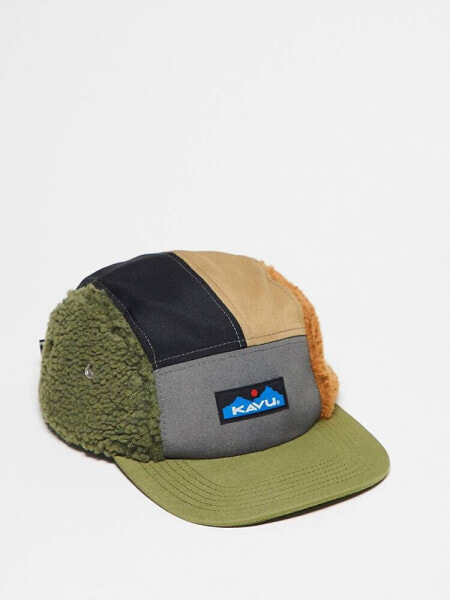 Kavu fur ball sherpa cap in multi