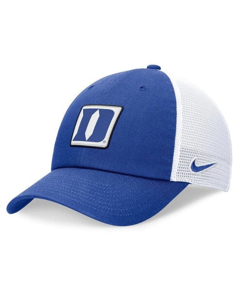 Men's Royal/White Duke Blue Devils Primetime Club Trucker Adjustable Hat