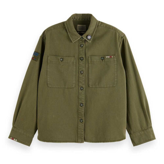 SCOTCH & SODA Military Long Sleeve Shirt