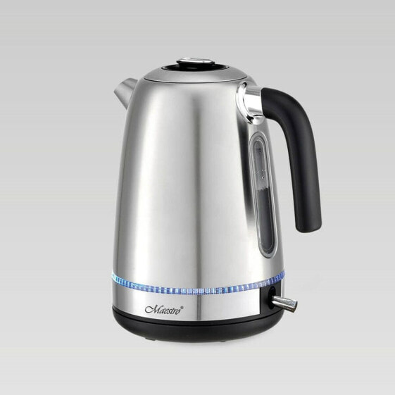 Электрический чайник Feel-Maestro MR-050 Синий Серебристый Нержавеющая сталь 2200 Вт 1,7 Л