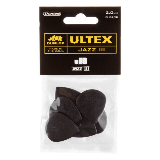 Dunlop Ultex Jazz III 2.0 Black 6er- Set