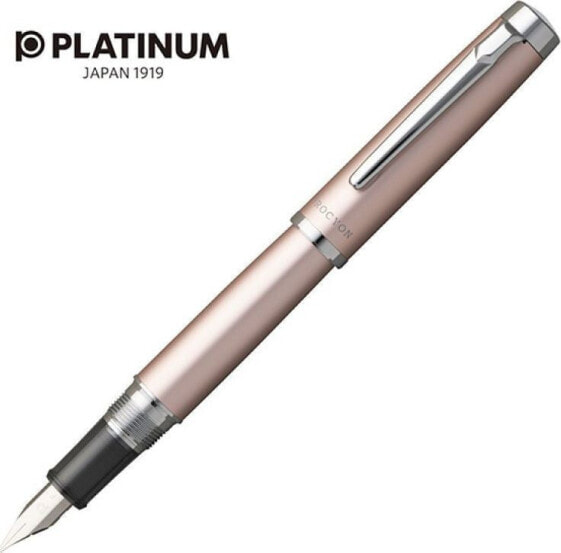 Ручка нарядная позолоченная Platinum Proycon Luster Rose Gold, M, розовая