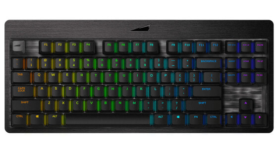 Mountain Everest Core - Tenkeyless (80 - 87%) - USB - Mechanical - QWERTZ - RGB LED - Black