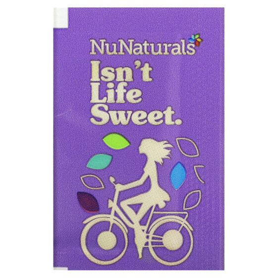 NuNaturals, NuStevia, порошок белой стевии, 1000 пакетиков, 1000 г (2,23 фунта)