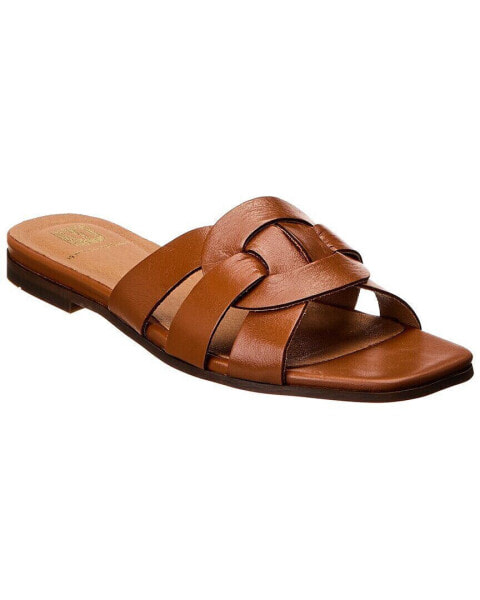 M By Bruno Magli Alessia Leather Sandal Women's Brown 9